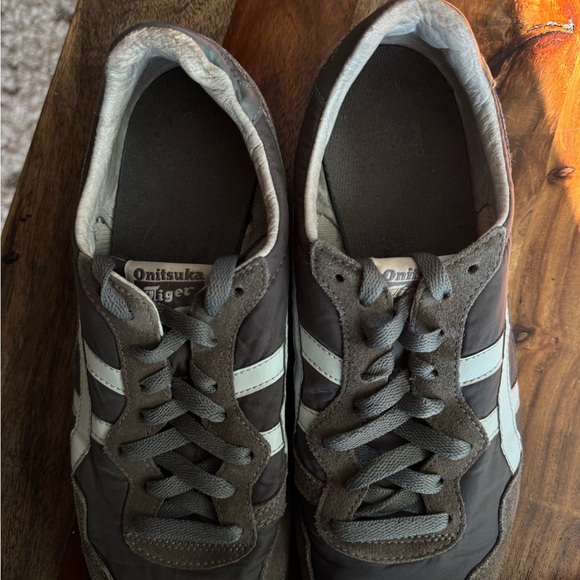 Onitsuka Tiger Serrano by Asics Brown and Gray Sneakers Men’s Size 9.5 - Picture 6 of 7